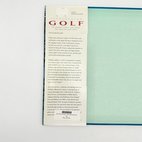 Golf Digest Coffee Table Book Spectacular Golf by David Gould - Picture 3 of 7